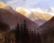 阿尔伯特 比尔施塔特 : Sunrise at Glacier Station